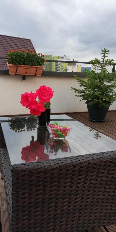 Ama Apartament Cu Terasa 50 Mp & Parcare Braşov Buitenkant foto